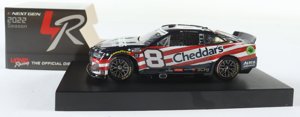 Tyler Reddick Signed 2022 #8 Cheddar Salutes Die-Cast 1:24 Car (Limited Edition)
