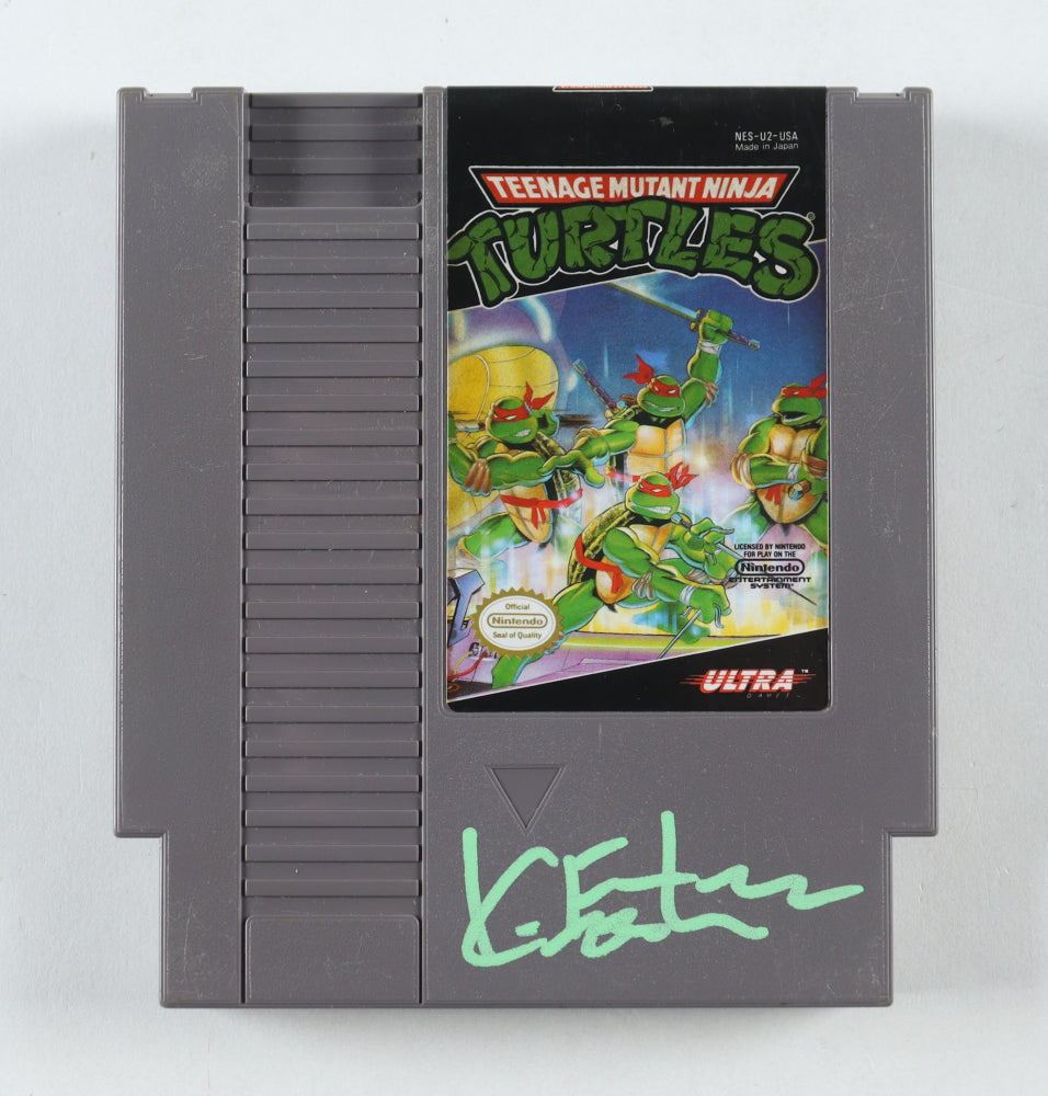 Kevin Eastman Signed Original 1989 Teenage Mutant Ninja Turtles Nintendo NES Video Game Cartridge (PA)