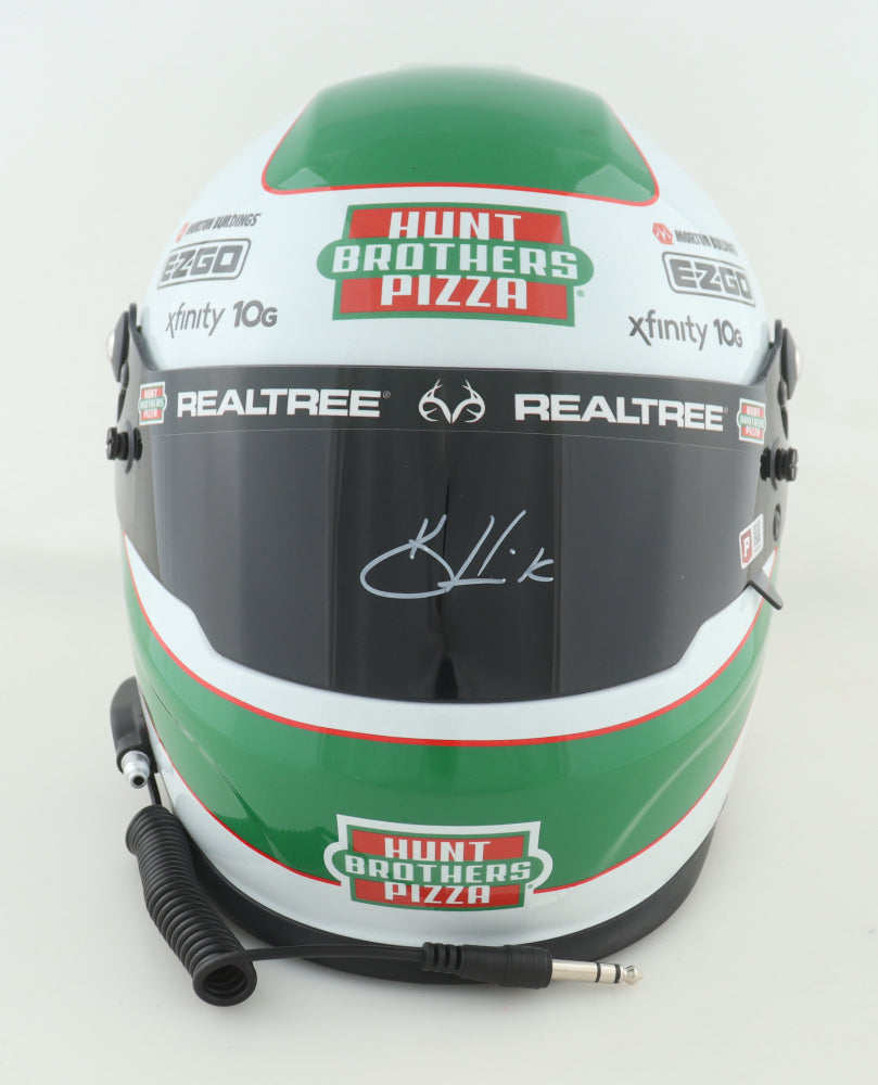 Kevin Harvick Autographed NASCAR Full-Size Helmet – Hunt Brothers Pizza Replica (COA)