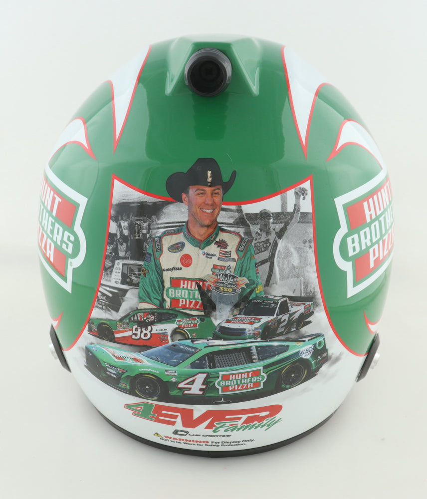 Kevin Harvick Autographed NASCAR Full-Size Helmet – Hunt Brothers Pizza Replica (COA)
