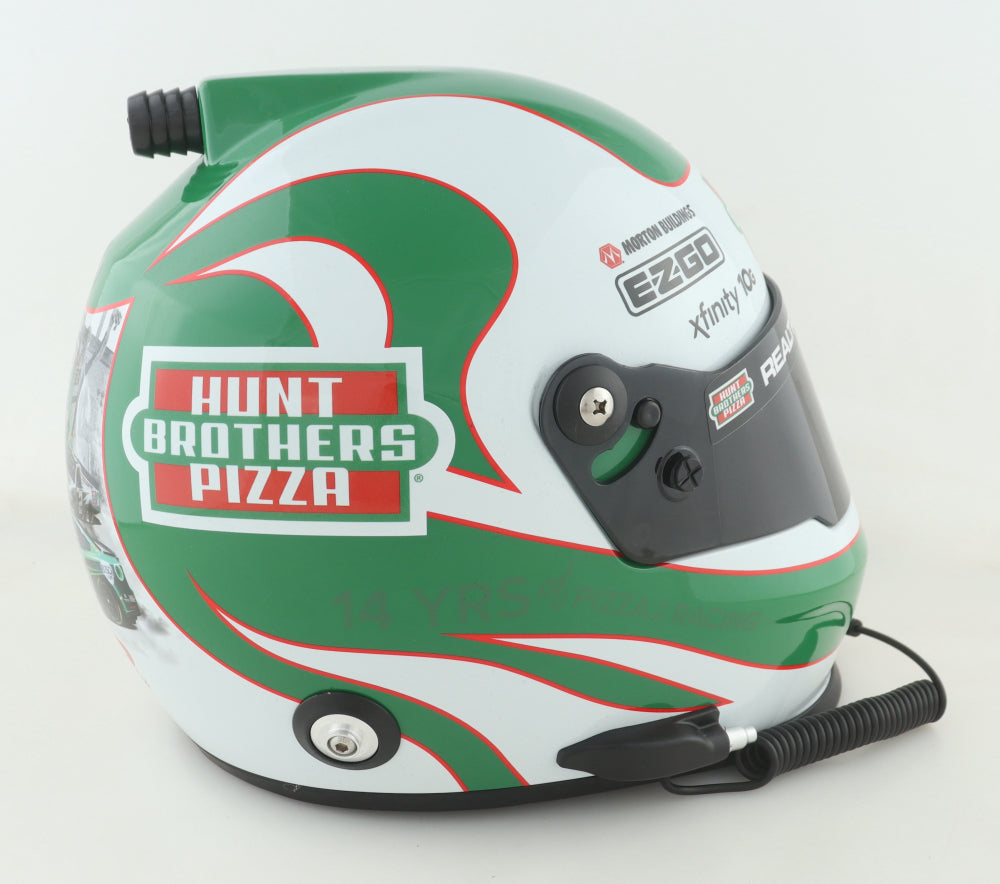 Kevin Harvick Autographed NASCAR Full-Size Helmet – Hunt Brothers Pizza Replica (COA)