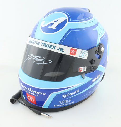 Martin Truex Jr. Signed NASCAR Auto-Owners Insurance Full-Size Helmet (PA)