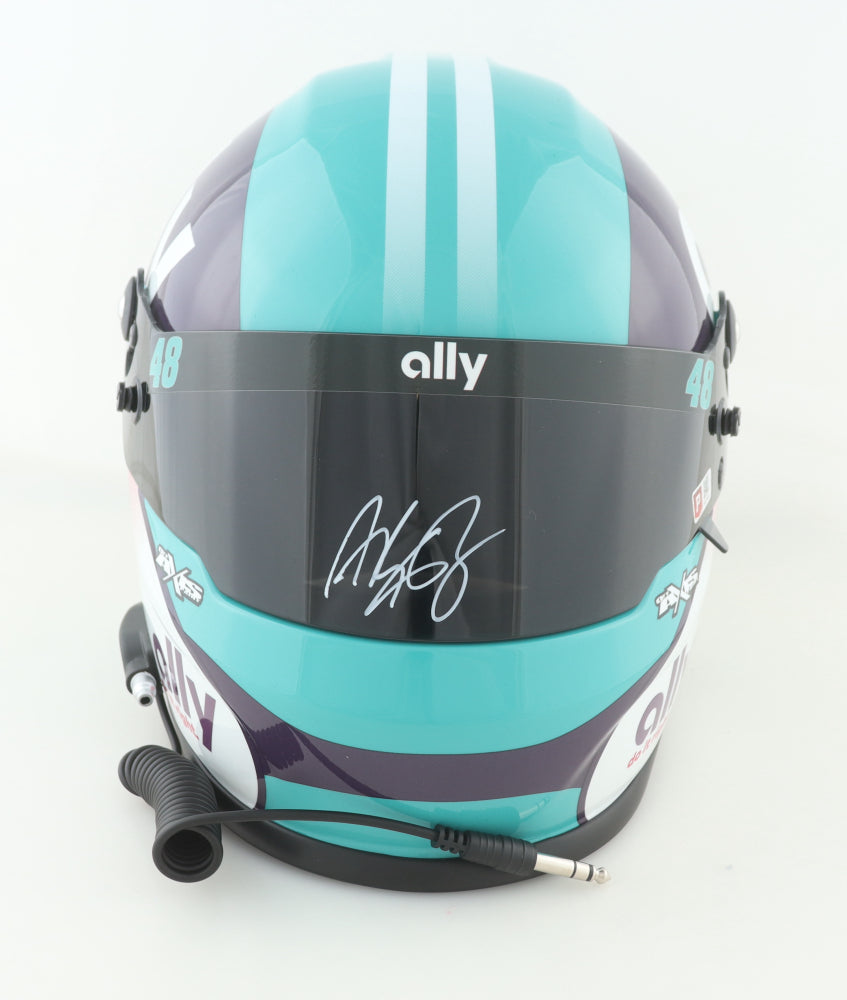 Alex Bowman Signed NASCAR Ally Full-Size Replica Helmet (Pristine COA)