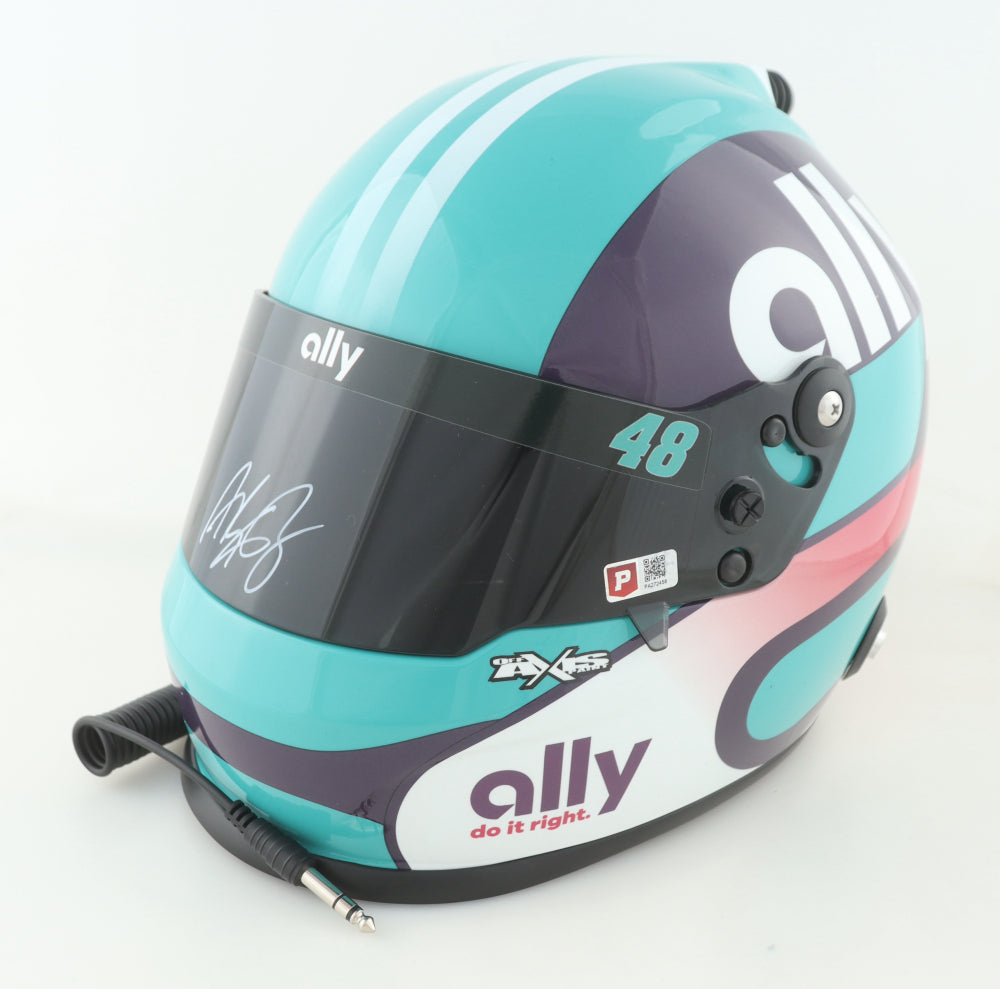 Alex Bowman Signed NASCAR Ally Full-Size Replica Helmet (Pristine COA)