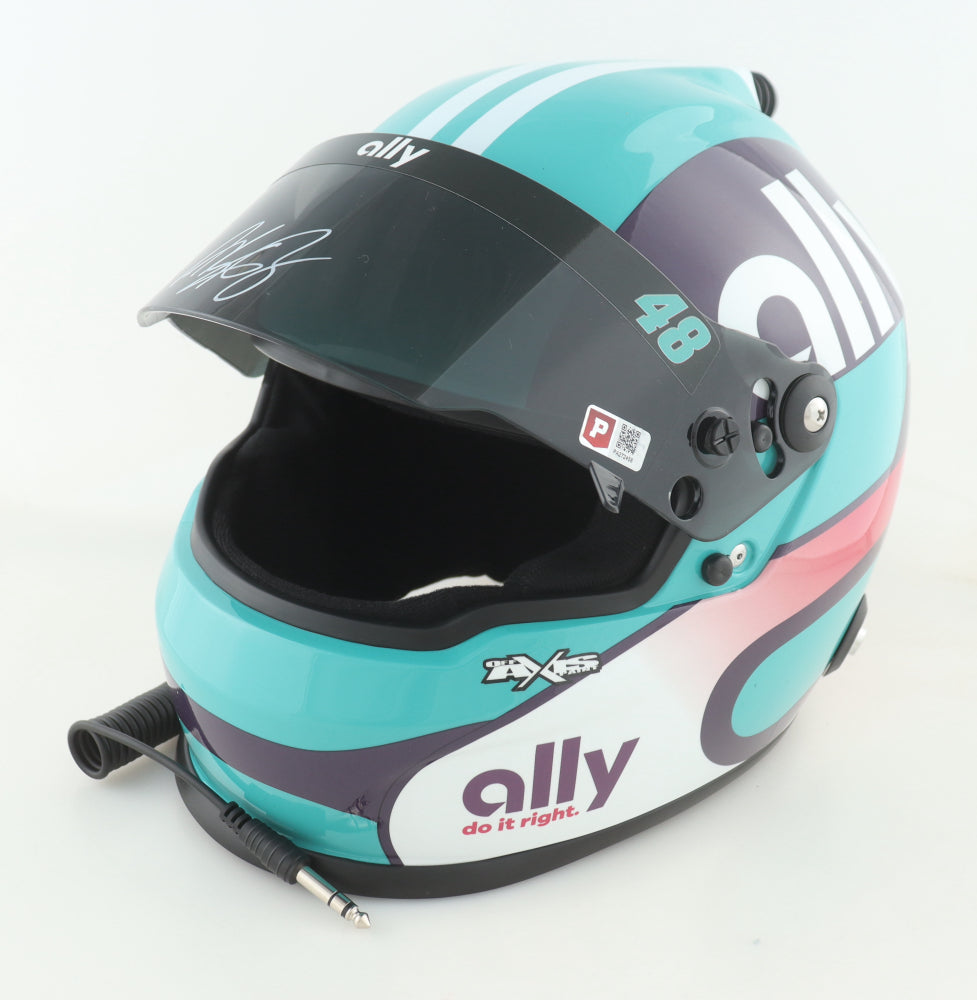 Alex Bowman Signed NASCAR Ally Full-Size Replica Helmet (Pristine COA)