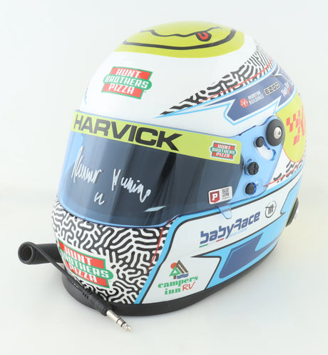 Keelan Harvick Signed 2023 European Full-Size Helmet (PA)