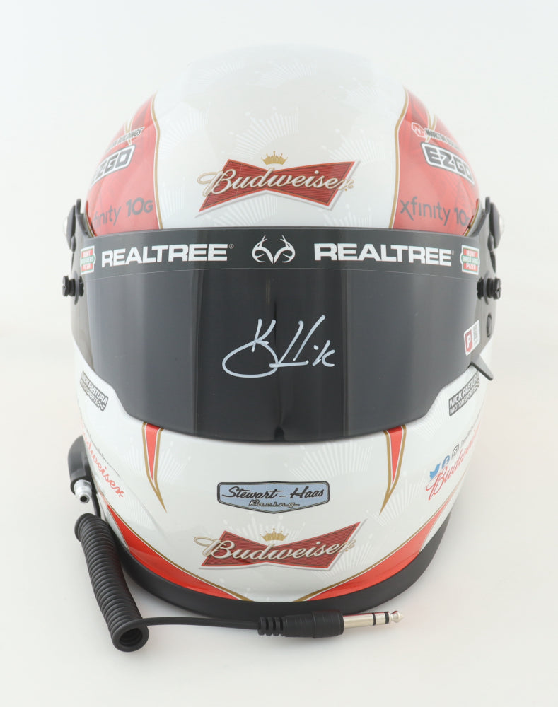 Kevin Harvick Signed NASCAR Budweiser Full-Size Helmet (PA)