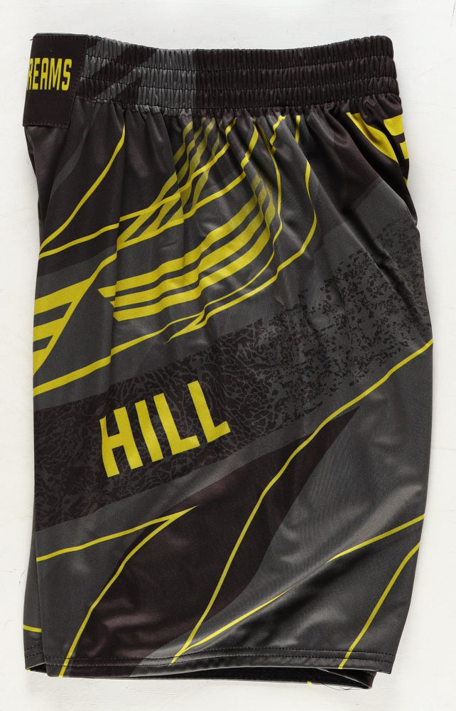 Jamahal Hill Signed Custom Fight Shorts (Beckett Witnessed)