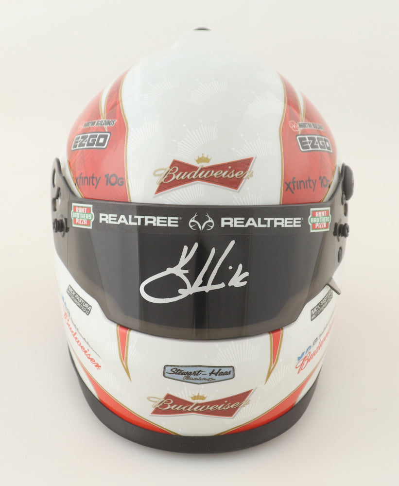 Kevin Harvick Signed Budweiser "4EVER" NASCAR 1:2 Scale Mini Helmet (PA)