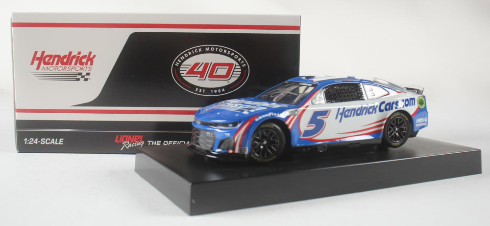 Kyle Larson Signed "HendrickCars.com" 2024 Camaro ZL1 1:24 Scale Die-Cast Car (PA)