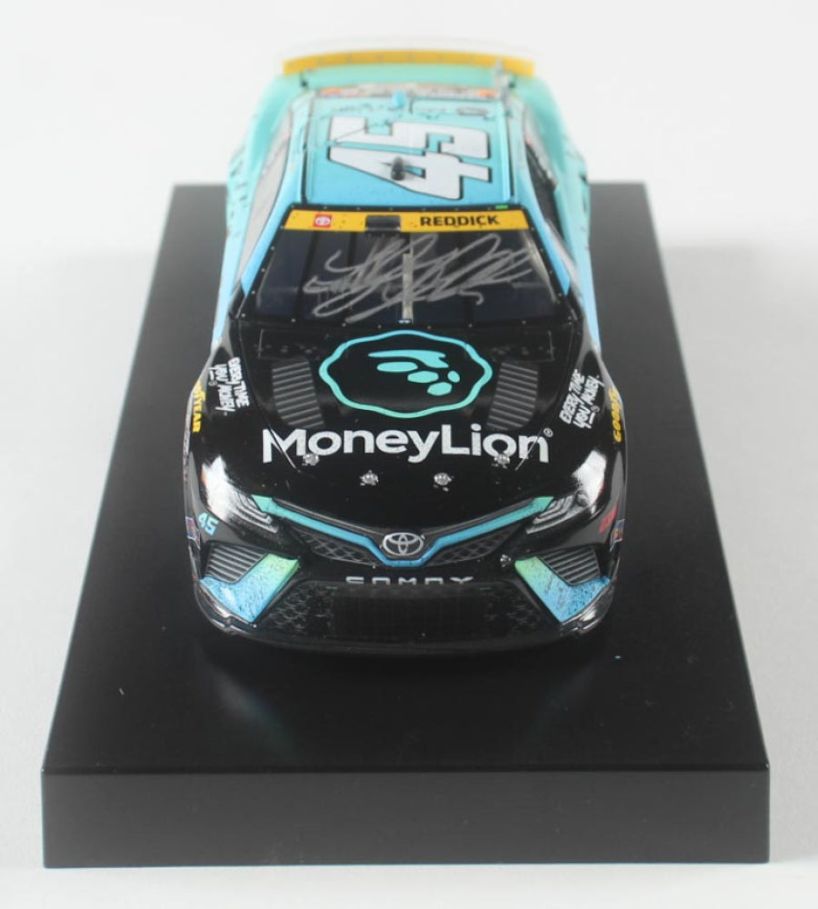 Tyler Reddick Signed 2023 #45 Money Lion Kansas Win 1:24 Diecast Car (PA)