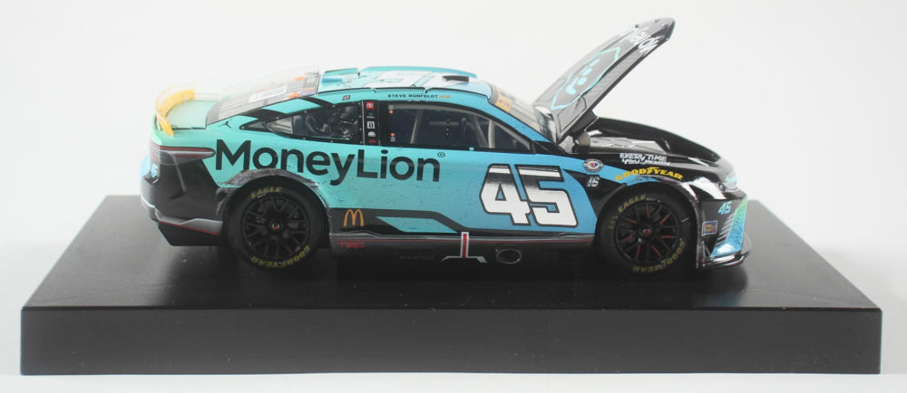 Tyler Reddick Signed 2023 #45 Money Lion Kansas Win 1:24 Diecast Car (PA)