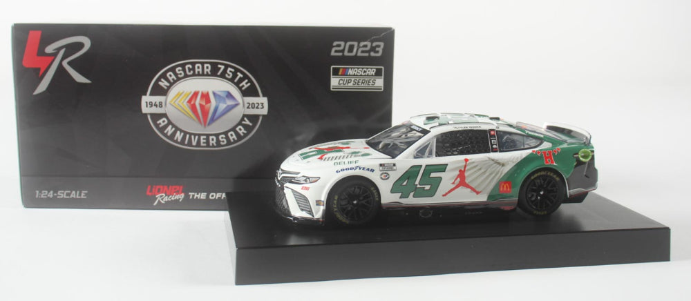 Tyler Reddick Signed 2023 #45 Jordan Brand "H" Wings 1:24 Diecast Car (PA)