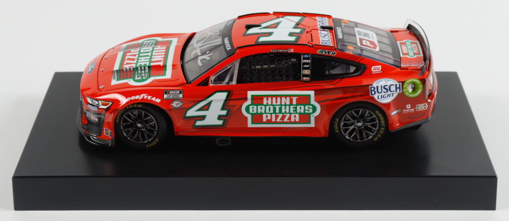 Kevin Harvick Signed LE 2023 NASCAR #4 Hunt Brothers Pizza Mustang - 1:24 Diecast Car (PA)