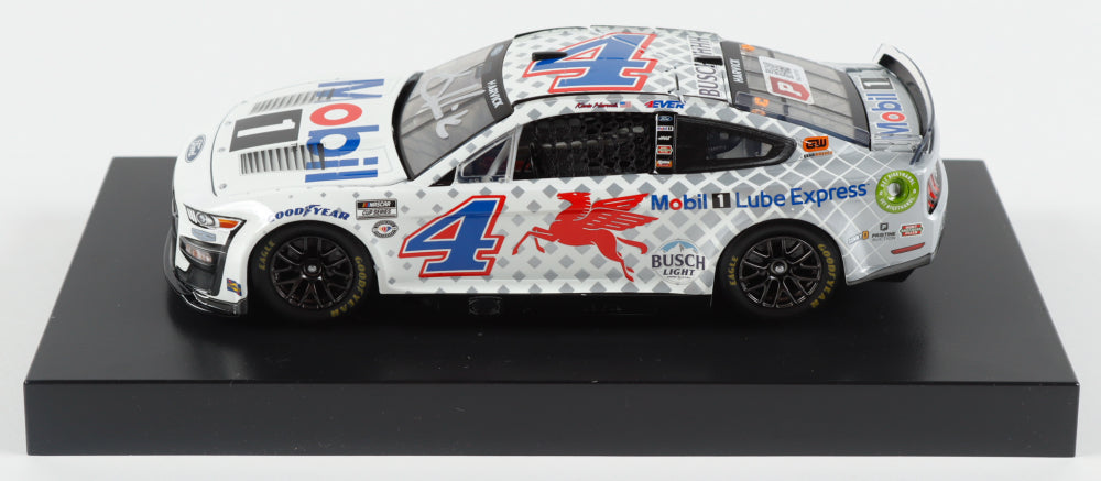 Kevin Harvick Signed LE 2023 NASCAR #4 Mobile 1 Car Care Mustang - 1:24 Diecast Car (PA)