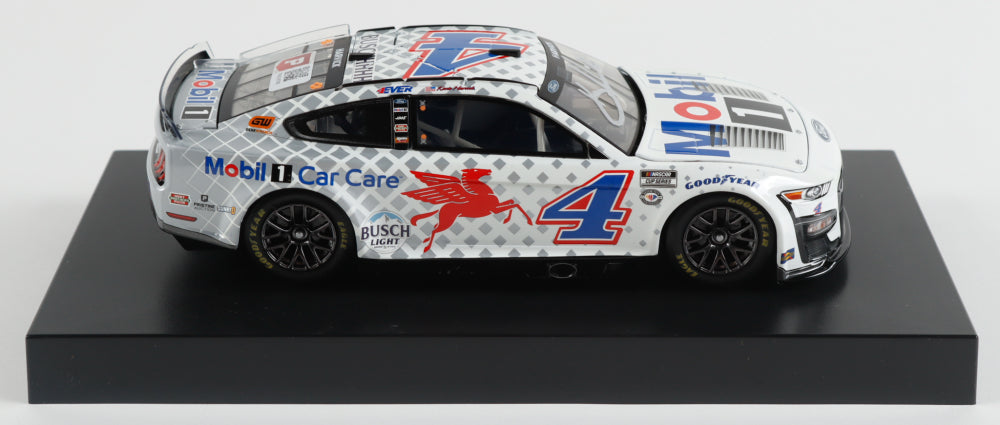 Kevin Harvick Signed LE 2023 NASCAR #4 Mobile 1 Car Care Mustang - 1:24 Diecast Car (PA)