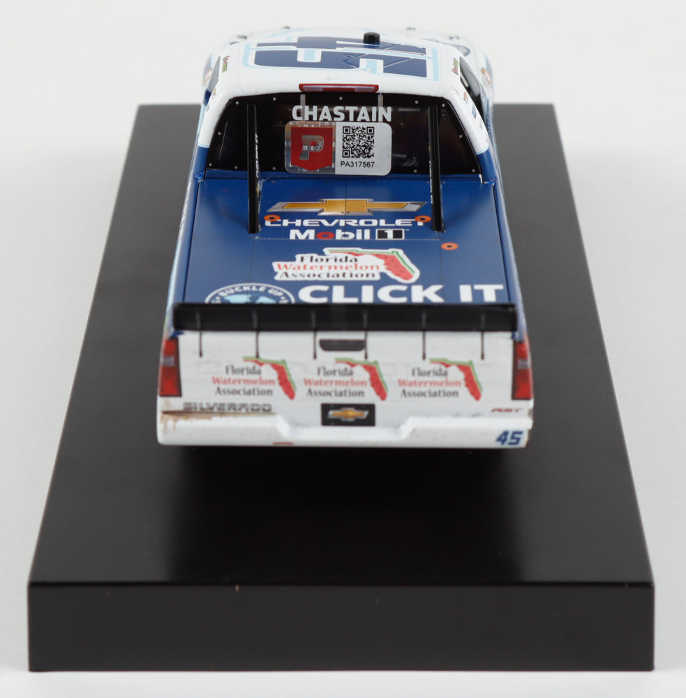 Ross Chastain Signed 2024 #45 Darlington Win | Raced Version | 1:24 Diecast Car (PA)