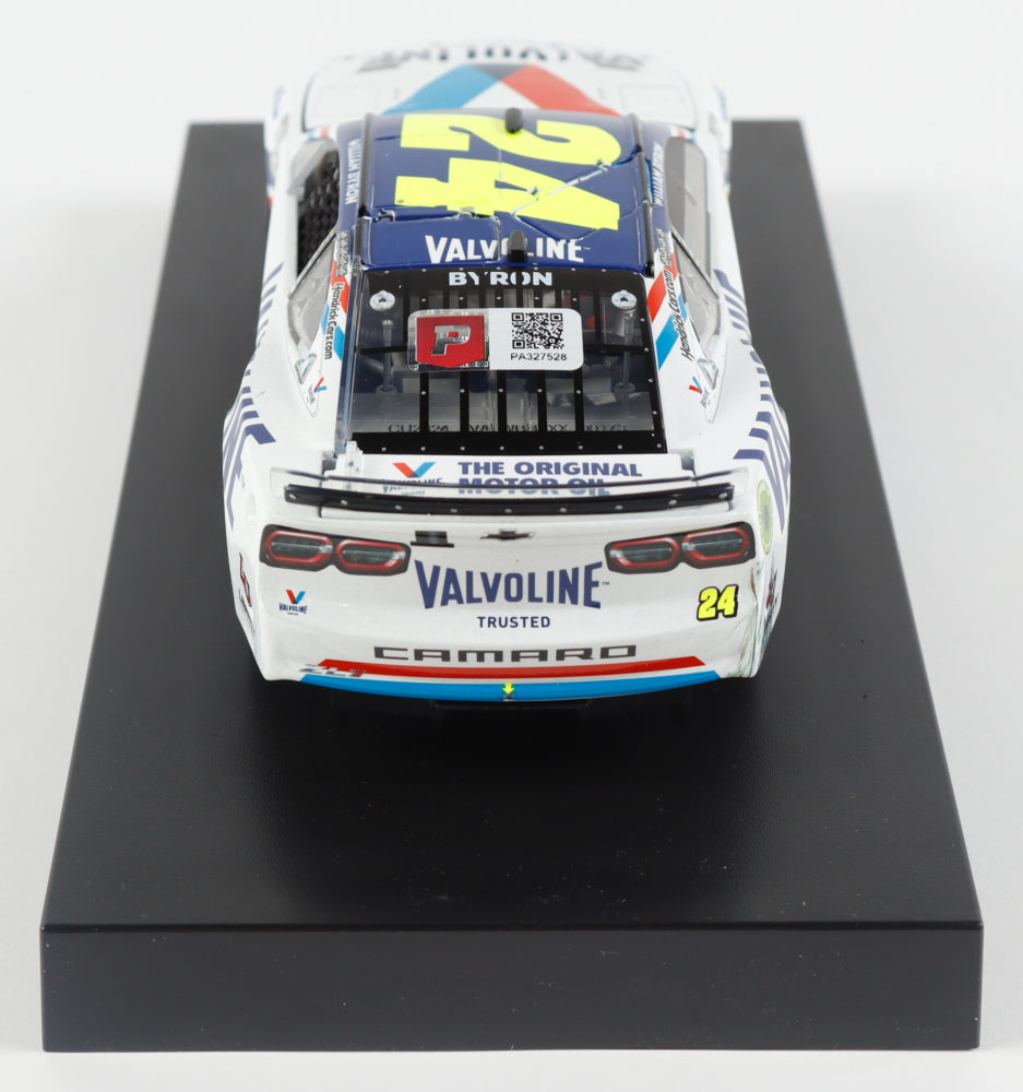 William Byron Signed 2023 #24 Watkins Glen Win | Raced Version | 1:24 Diecast Car (PA)