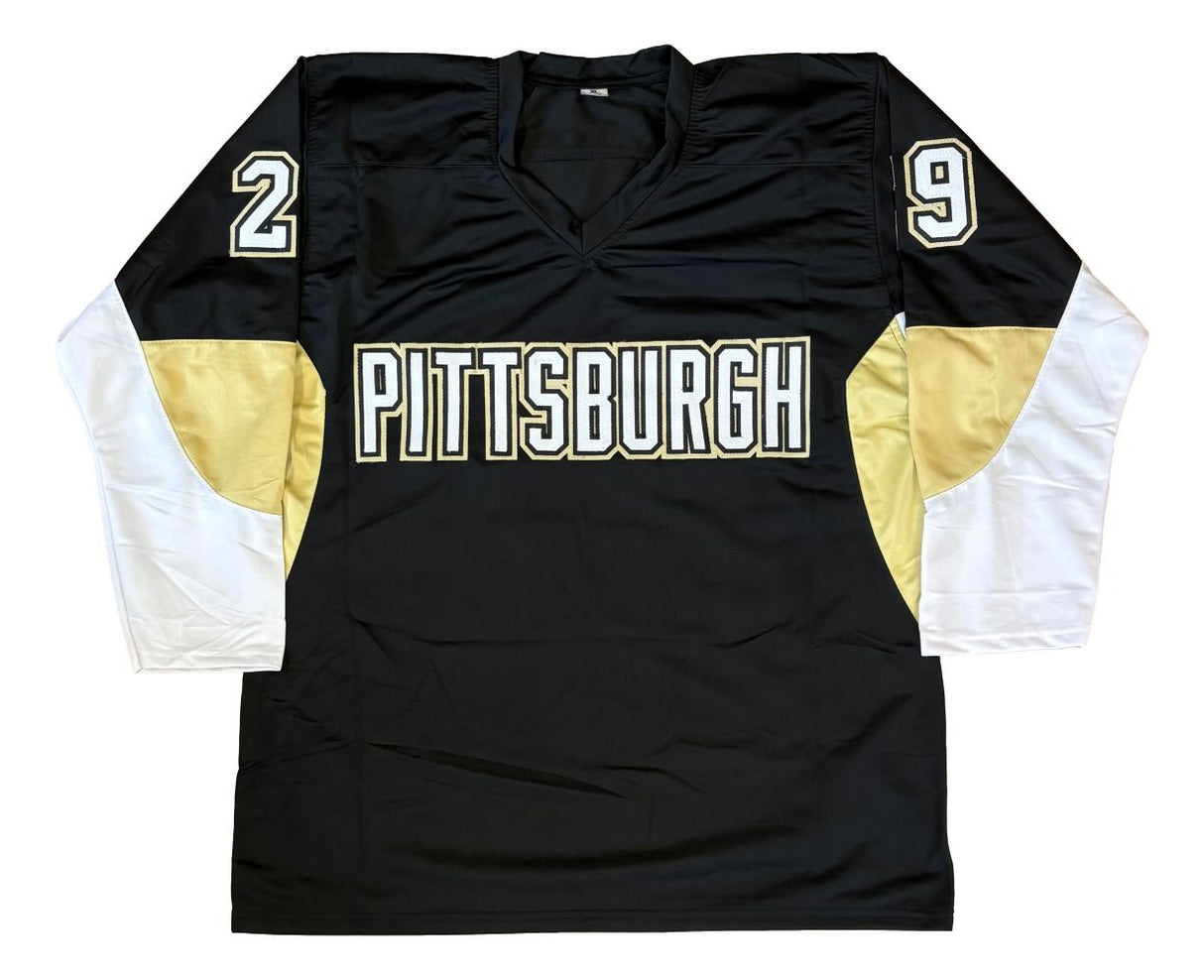 Marc-Andre Fleury Pittsburgh Signed Black Hockey Jersey PSA/DNA Hologram