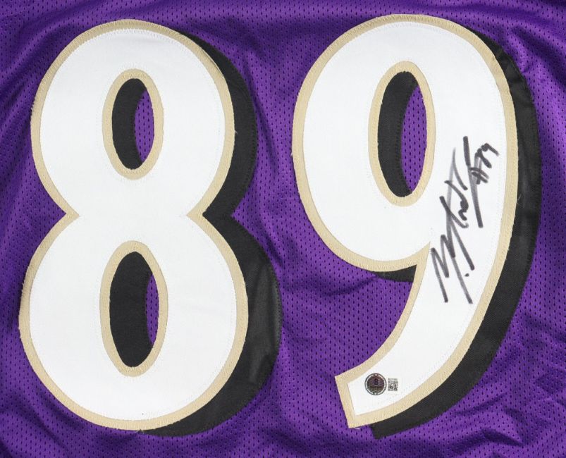 Mark Andrews Baltimore Signed Purple Football Jersey BAS