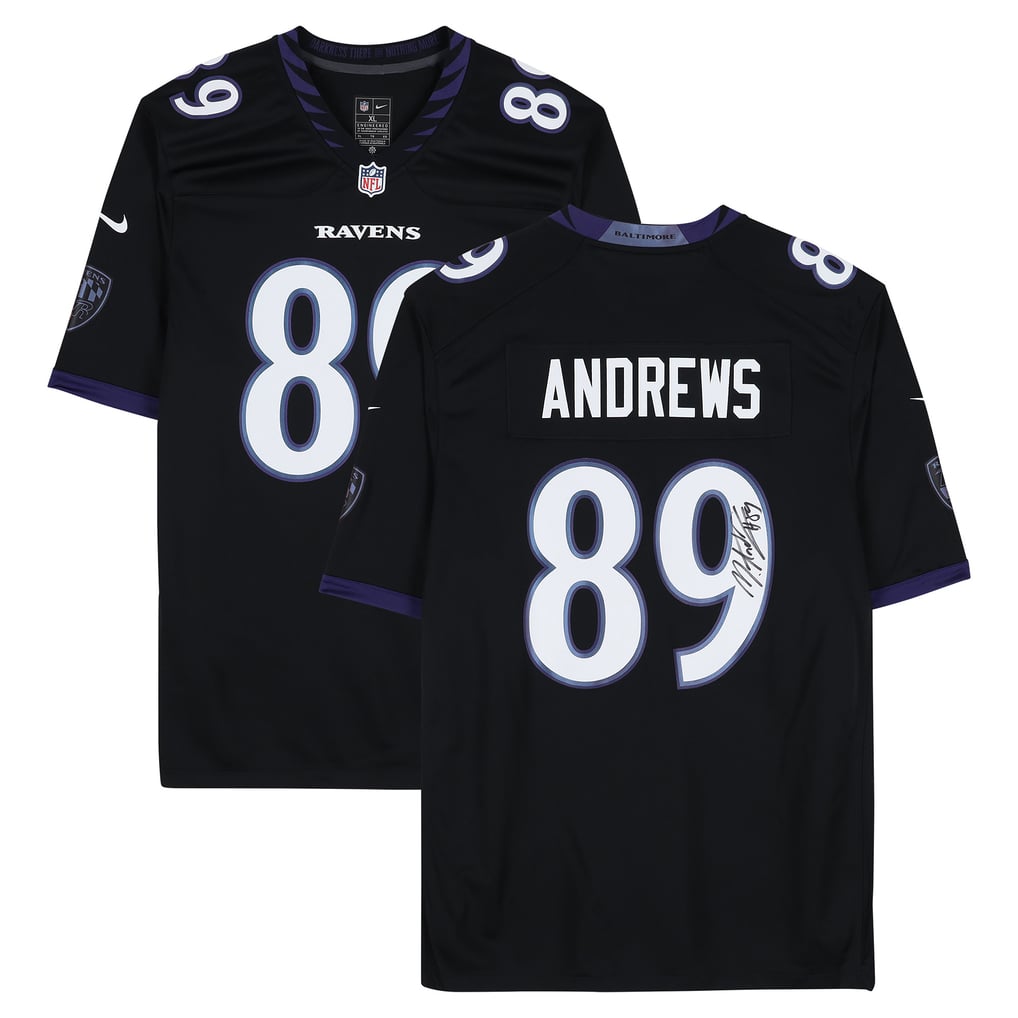 Mark Andrews Baltimore Ravens Autographed Black Nike 2026 Alternate Game Jersey Fanatics