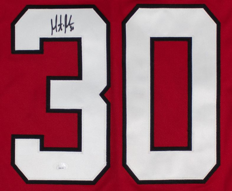 Martin Brodeur New Jersey Signed Red Hockey Jersey JSA Hologram