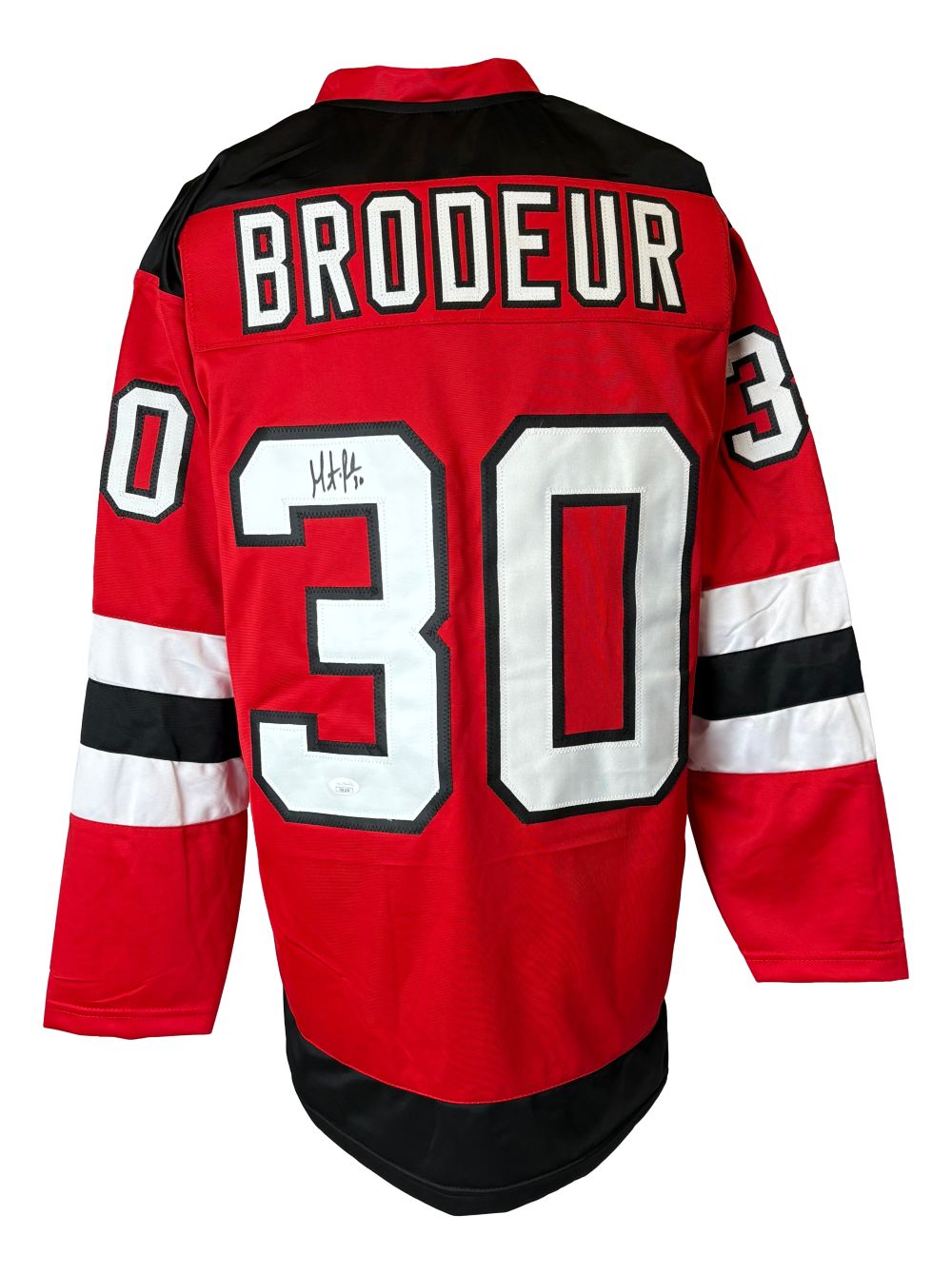 Martin Brodeur New Jersey Signed Red Hockey Jersey JSA
