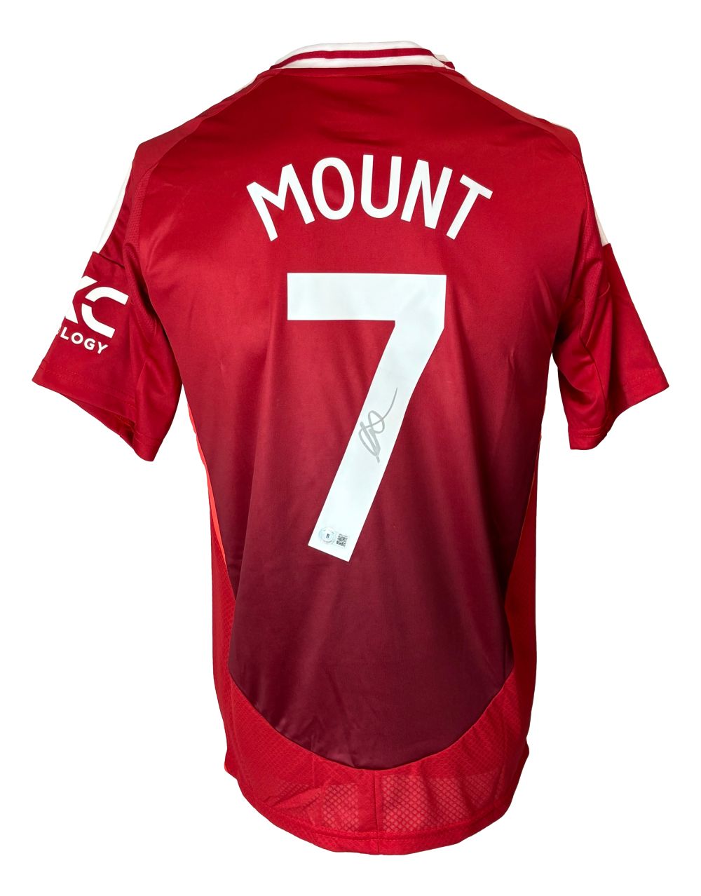 Mason Mount Signed Manchester United Adidas Soccer Jersey BAS