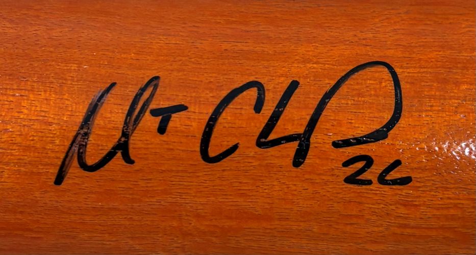 Matt Chapman San Francisco Giants Signed Old Hickory Player Model Bat BAS