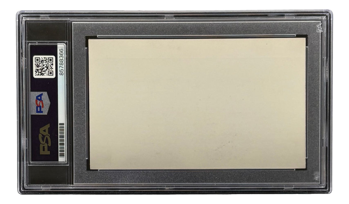 Max Carey Pittsburgh Pirates Signed Index Card PSA/DNA