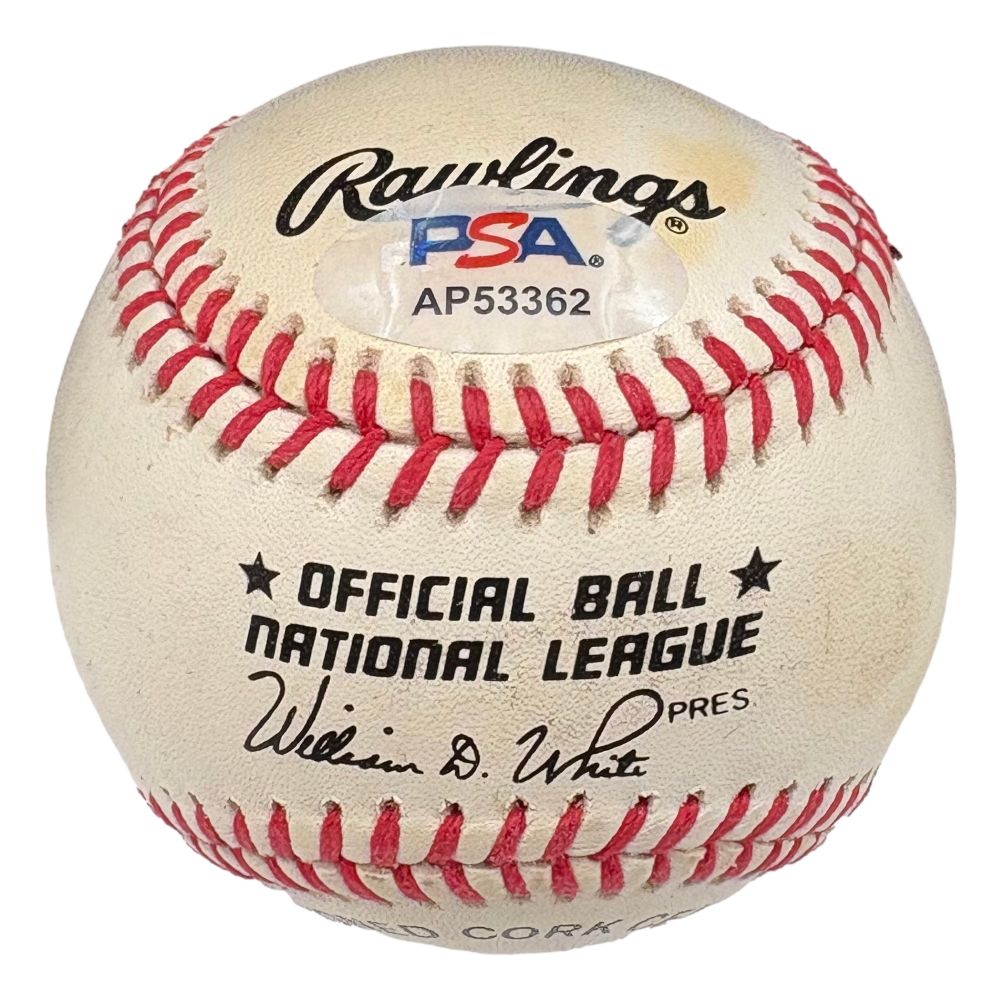 Willie Mays San Francisco Giants Signed National League Baseball PSA AP53362