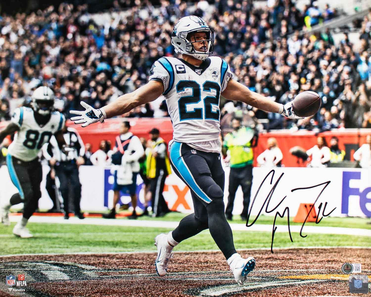 Christian McCaffrey Signed 16x20 Carolina Panthers Photo BAS