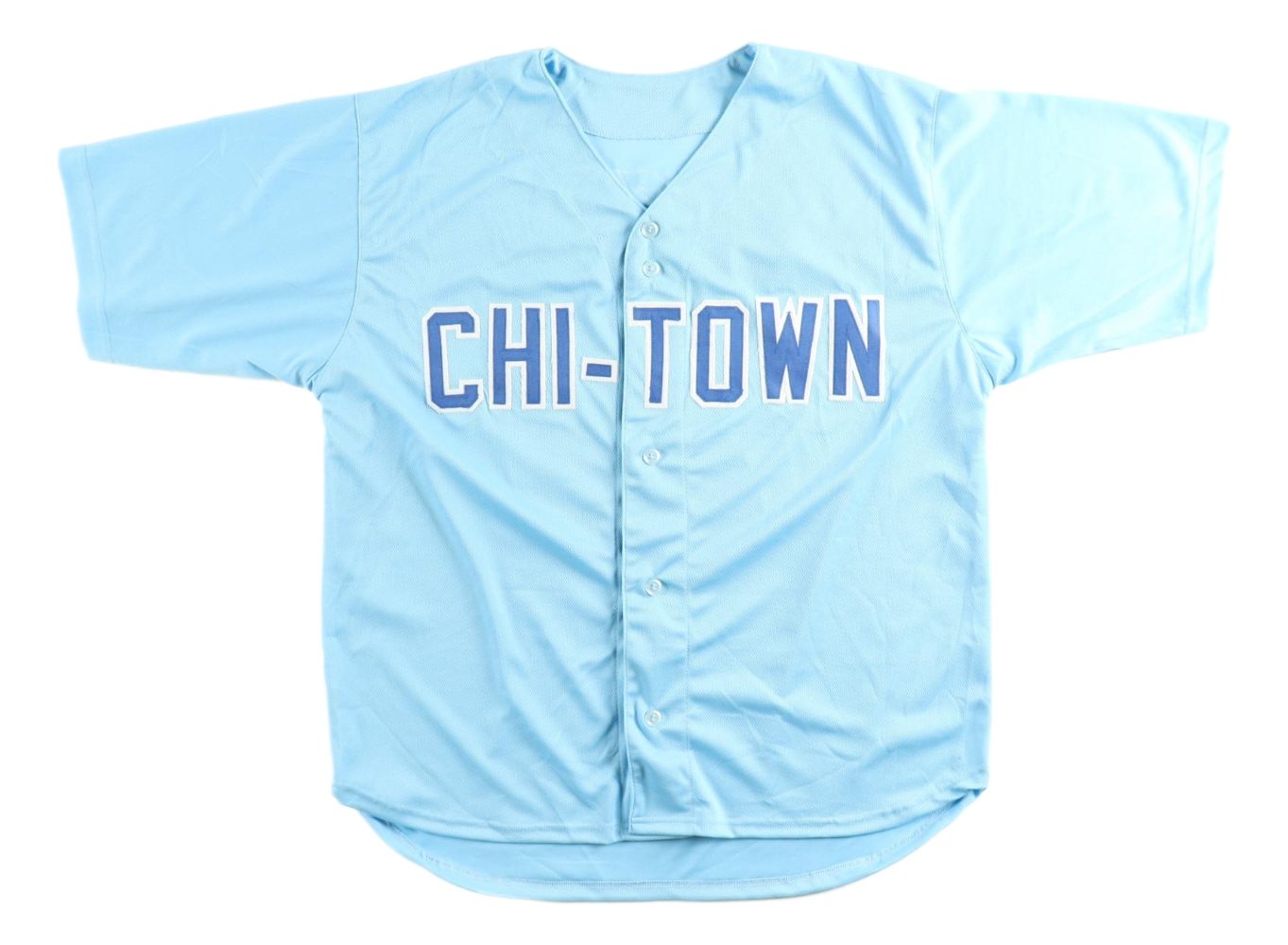 Michael Busch Chicago Signed Light Blue Baseball Jersey BAS