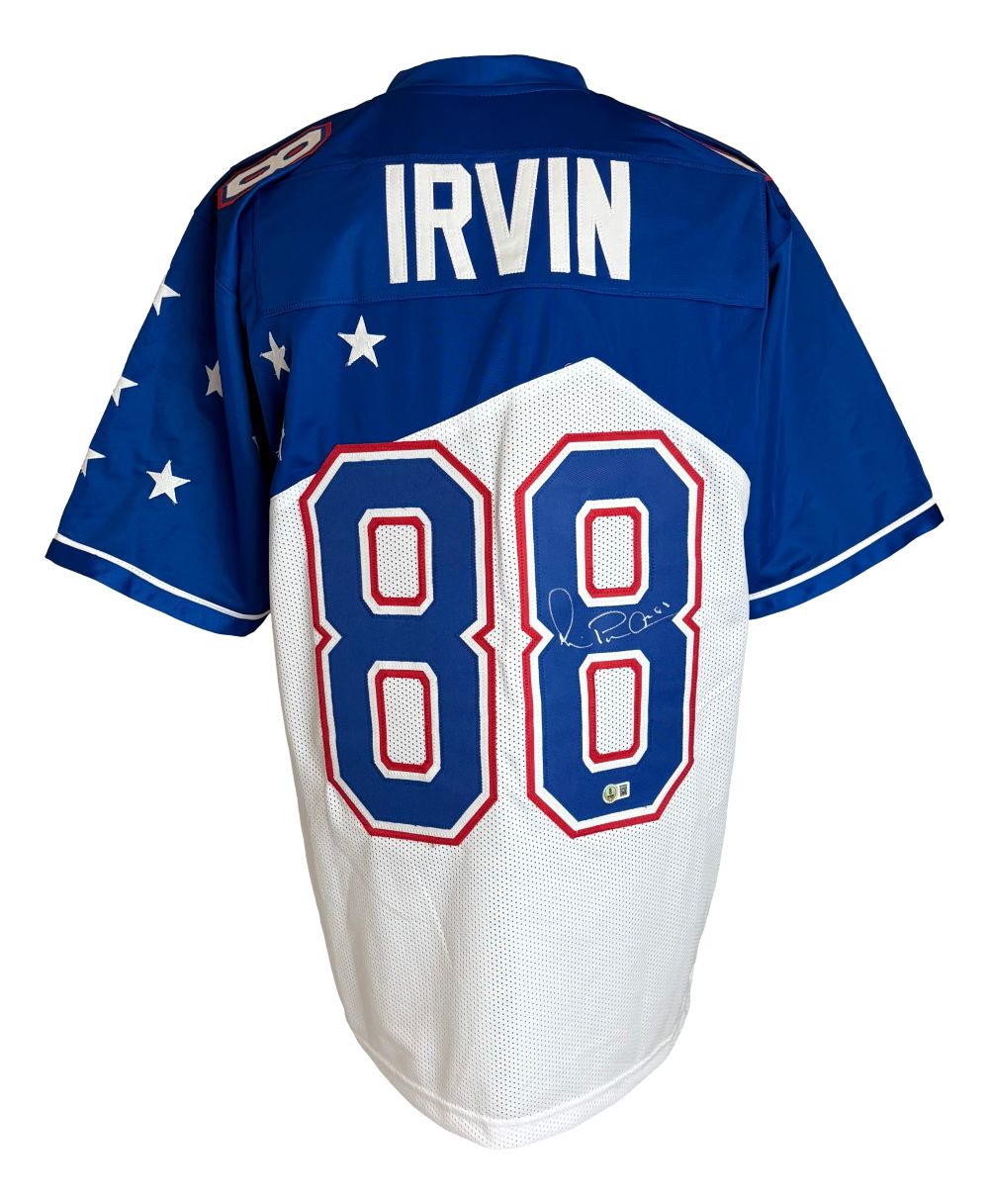 Michael Irvin Dallas Signed All-Star Football Jersey BAS
