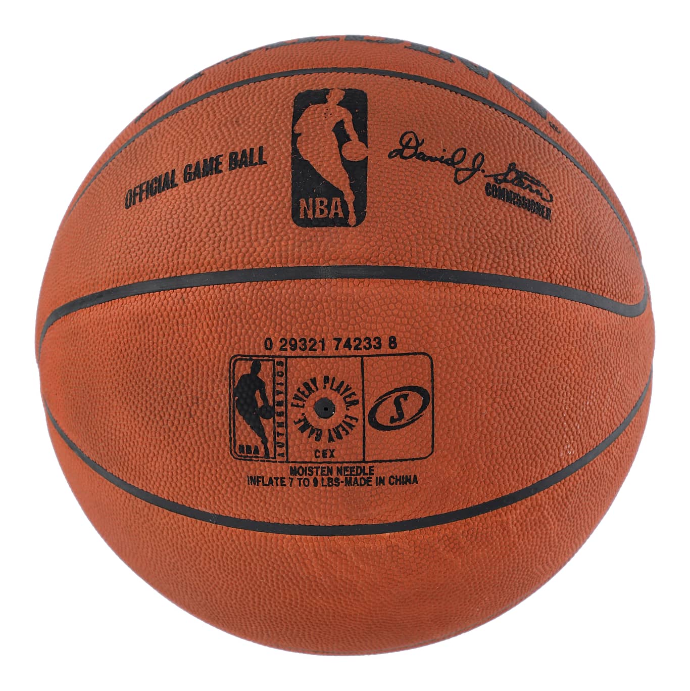 Michael Jordan Bulls Signed NBA Spalding Hall Of Fame Logo Basketball LE/223 UDA