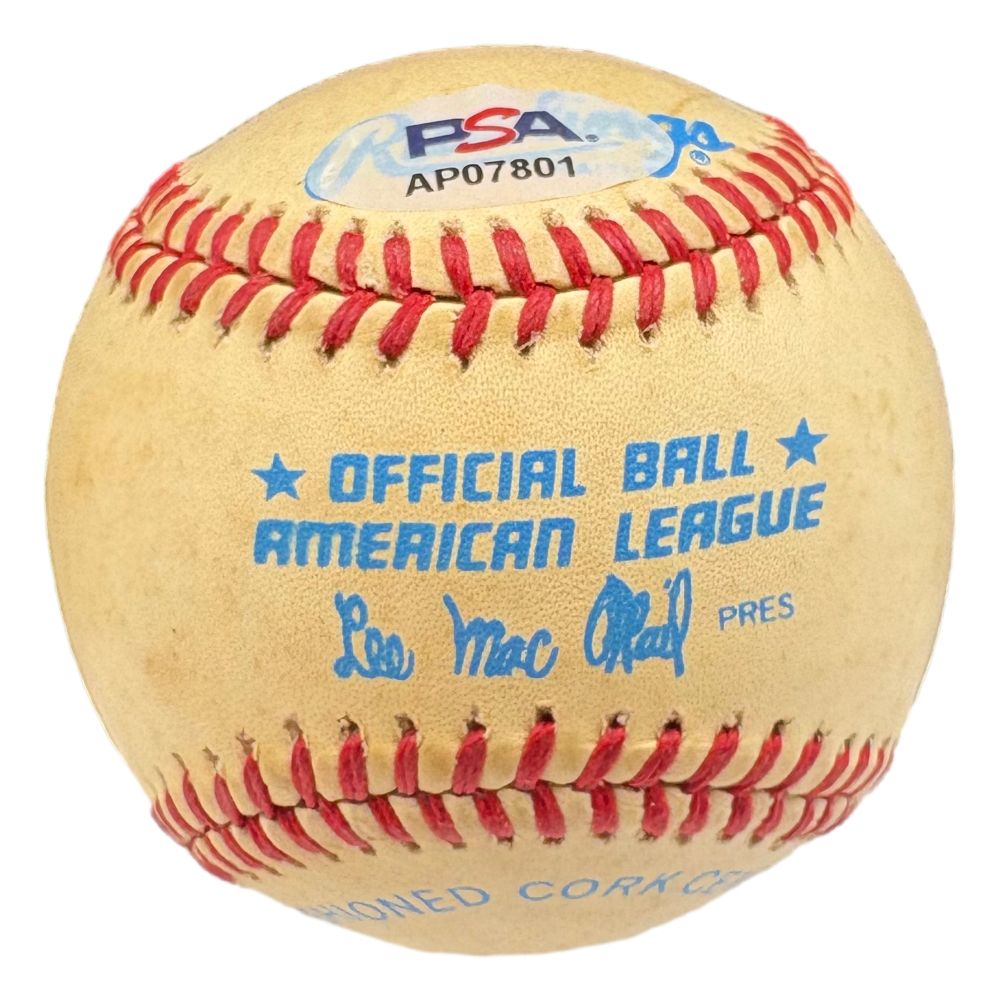 Mickey Mantle New York Yankees Signed American League Baseball PSA/DNA LOA