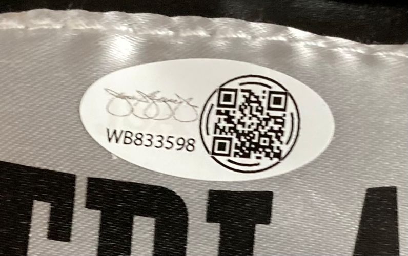 Mike Tyson Signed Black Everlast Right Hand Boxing Glove JSA QR Hologram