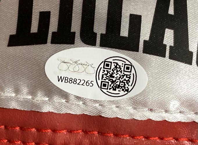 Mike Tyson Signed Red Everlast Right Hand Boxing Glove JSA QR Hologram