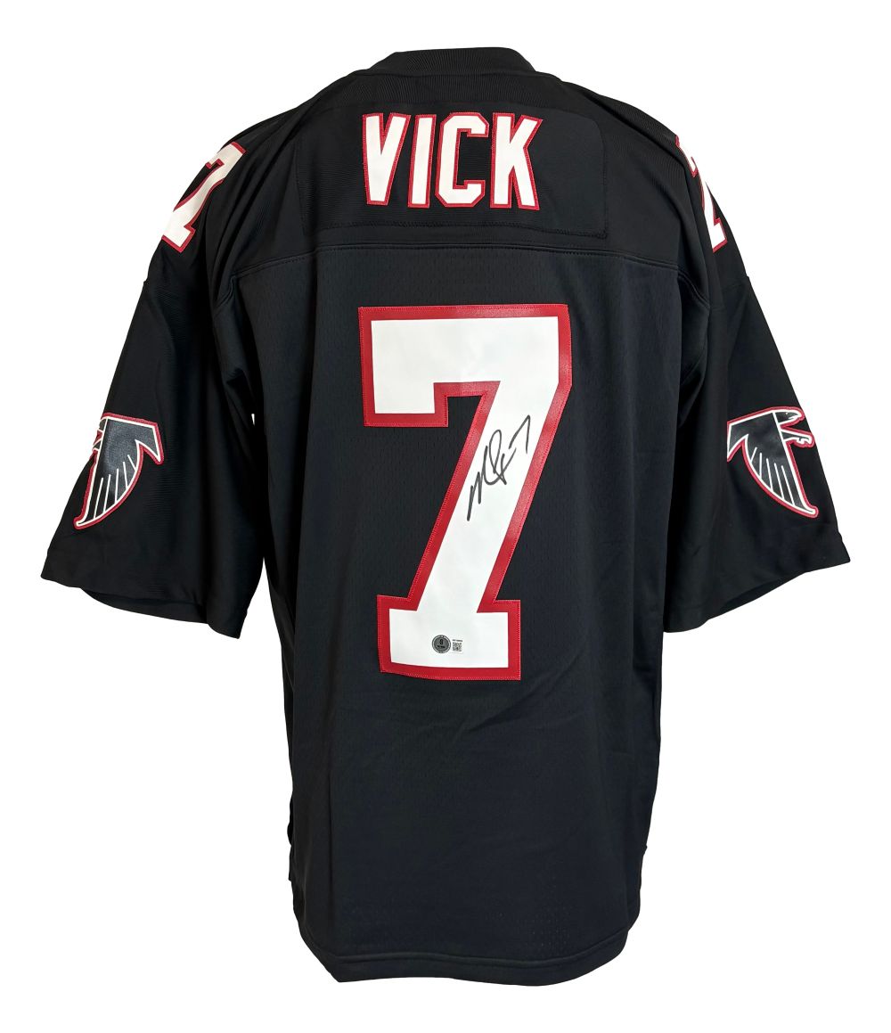 Michael Vick Signed Atlanta Falcons Mitchell & Ness NFL Legacy Jersey BAS ITP