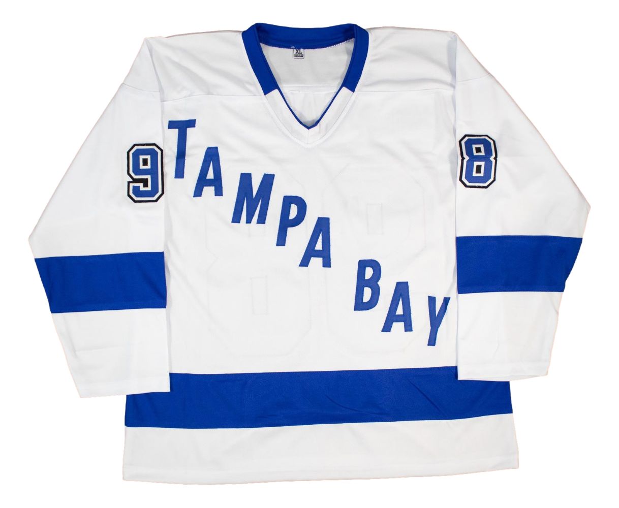Mikhail Sergachev Tampa Bay Signed White Hockey Jersey 2x SC Champs JSA Hologram