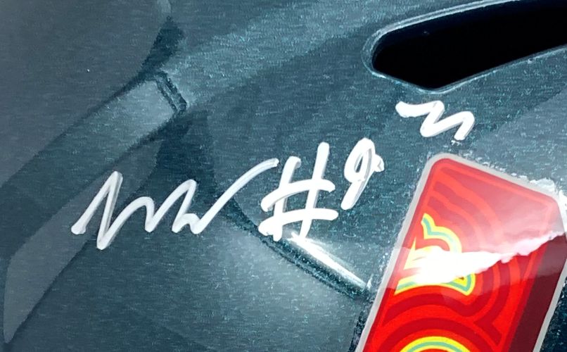 Milton Williams Signed Eagles FS Super Bowl 59 LIX Replica Speed Helmet 2 Sacks BAS