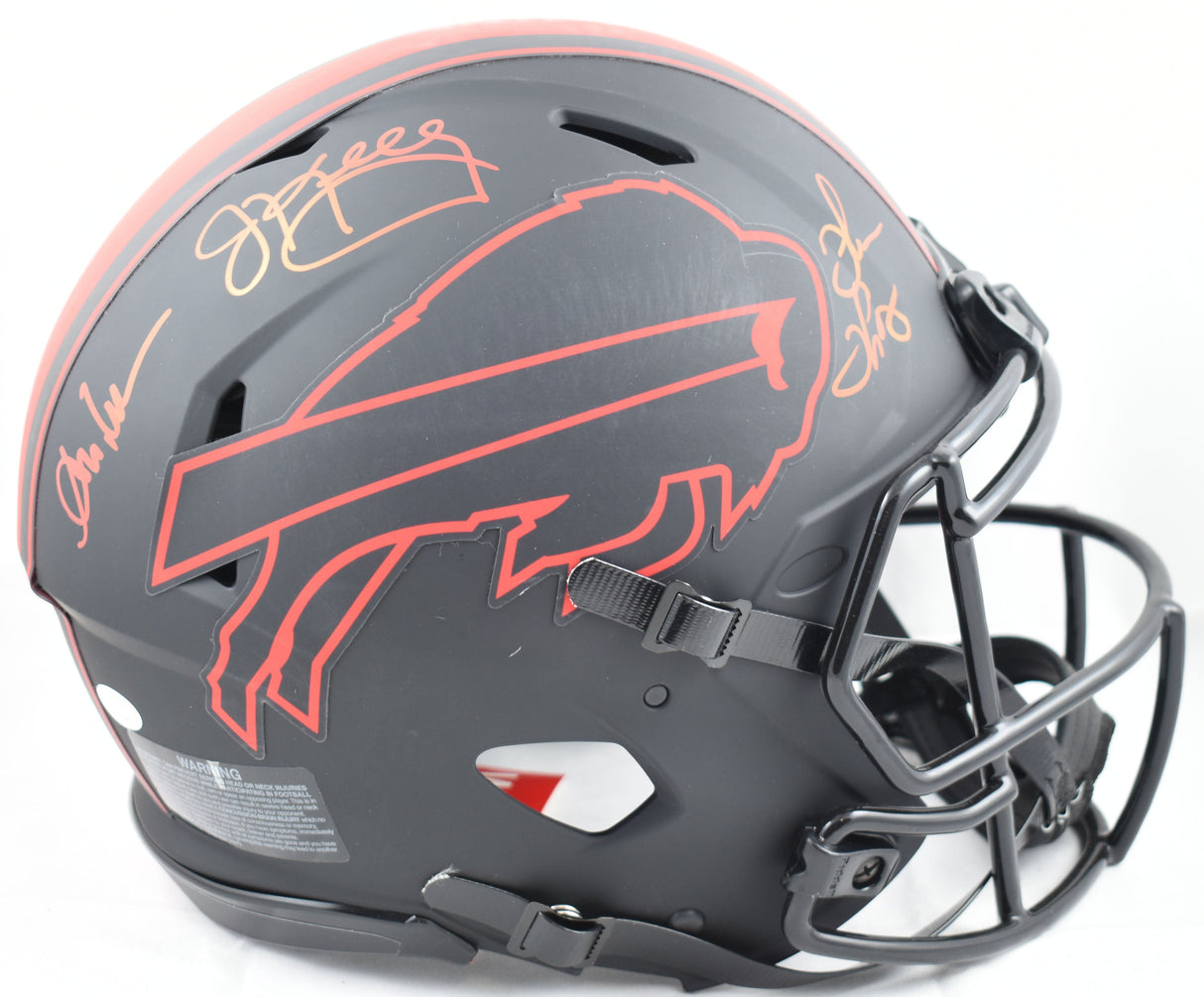 Kelly Thomas Reed Autographed Bills F/S Eclipse Speed Authentic Helmet - JSA W