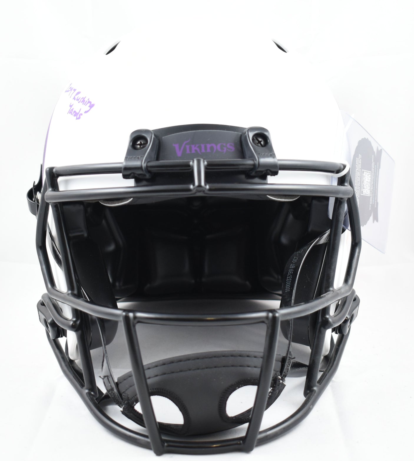 Adrian Peterson Signed Vikings F/S Lunar Speed Authentic Helmet -Beckett W Holo