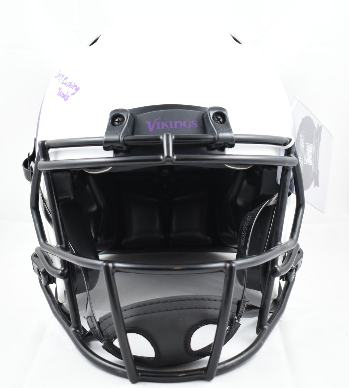 Adrian Peterson Signed Vikings F/S Lunar Speed Authentic Helmet -Beckett W Holo