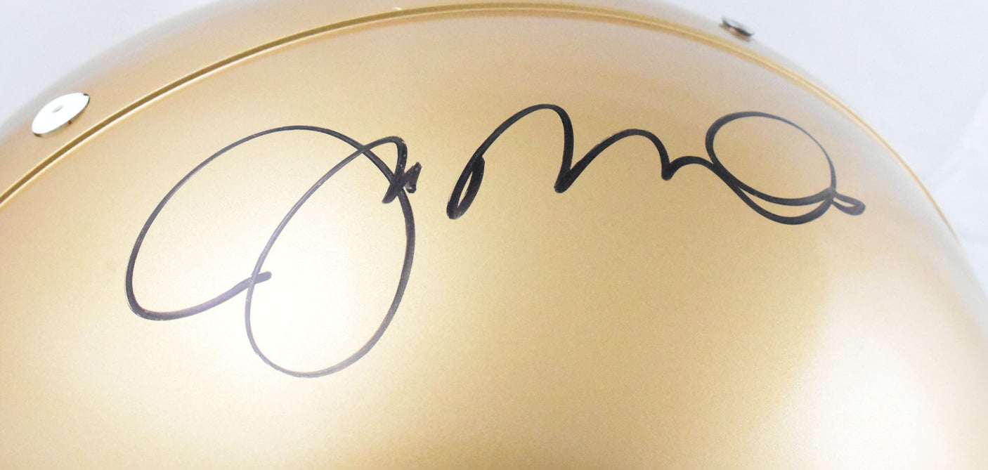 Joe Montana Autographed Notre Dame F/S Authentic Helmet - JSA W *Black