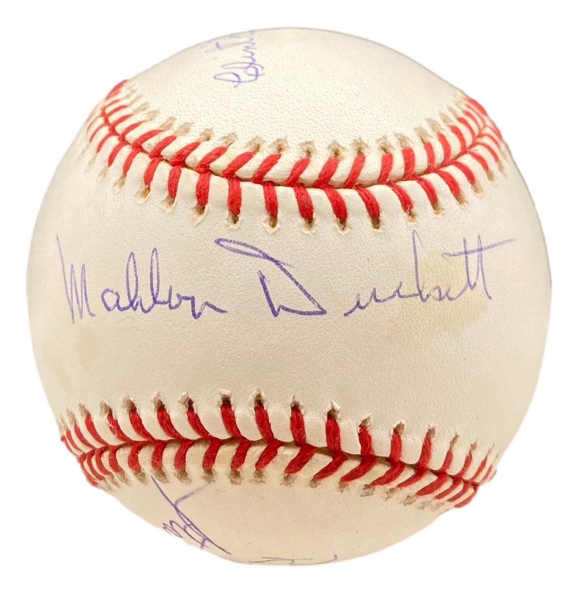 Negro League Legends Multi Signed Baseball 5 Signatures BAS AC22620 - Sports Integrity