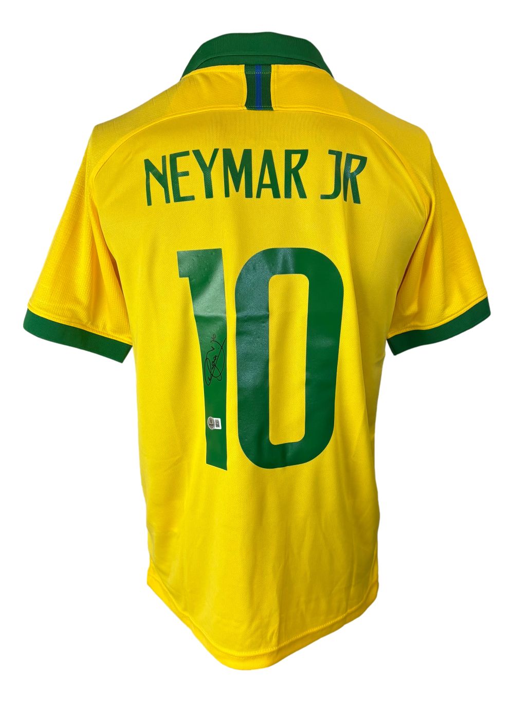 Neymar Jr Signed Brazil Nike Soccer Jersey BAS