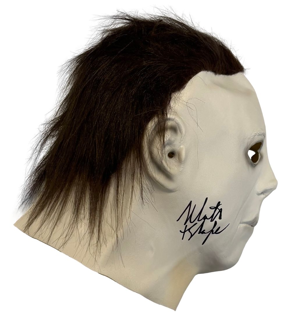 Nick Castle Signed Halloween Michael Myers Rubber Mask The Shape JSA
