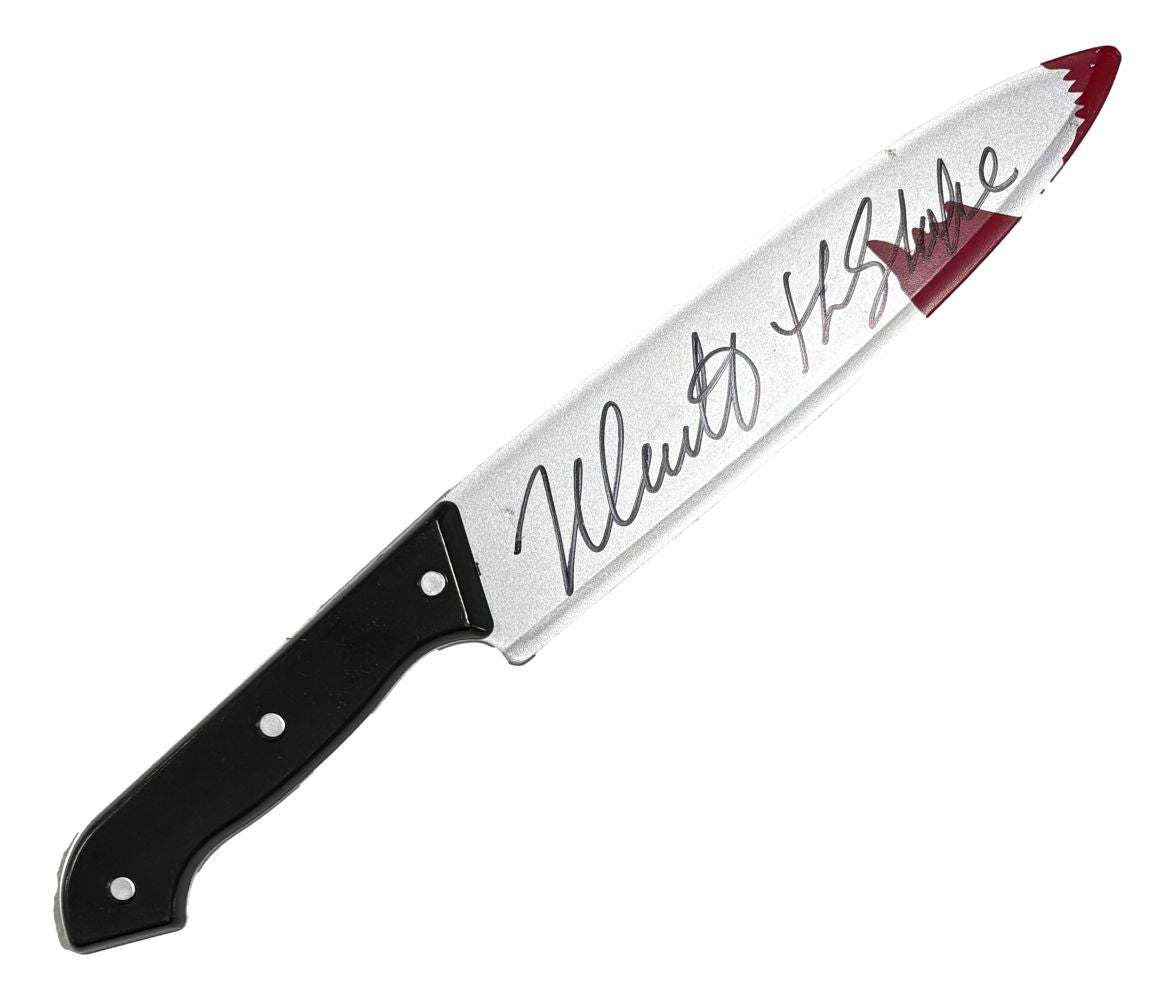 Nick Castle Signed Halloween Michael Myers 12" Toy Bloody Knife The Shape JSA