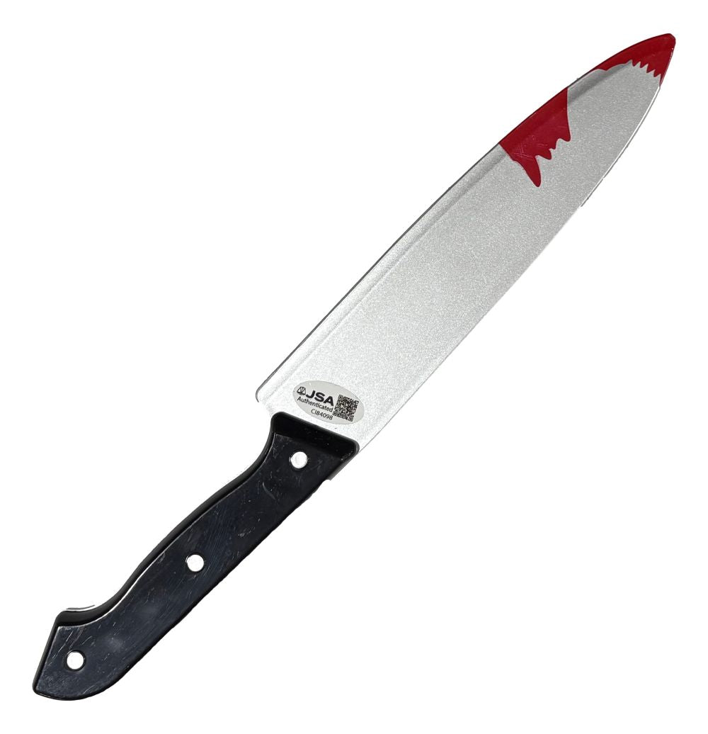 Nick Castle Signed Halloween Michael Myers 12" Toy Bloody Knife The Shape JSA